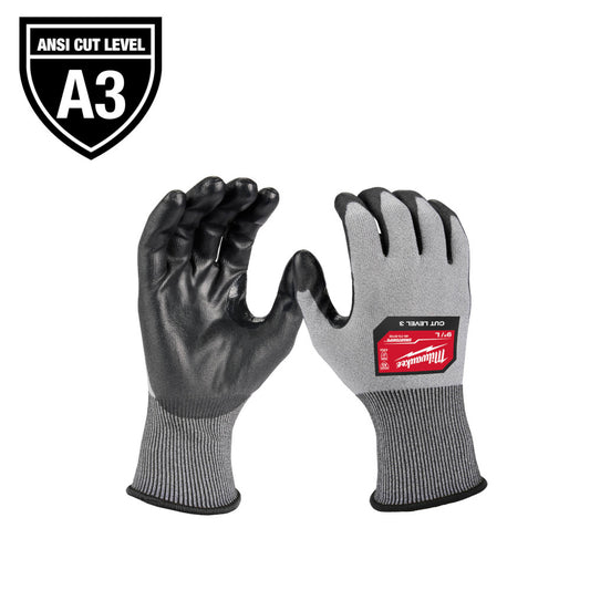 Milwaukee 48-73-8733 Cut Level 3 High Dexterity Polyurethane Dipped Gloves - Extra Large