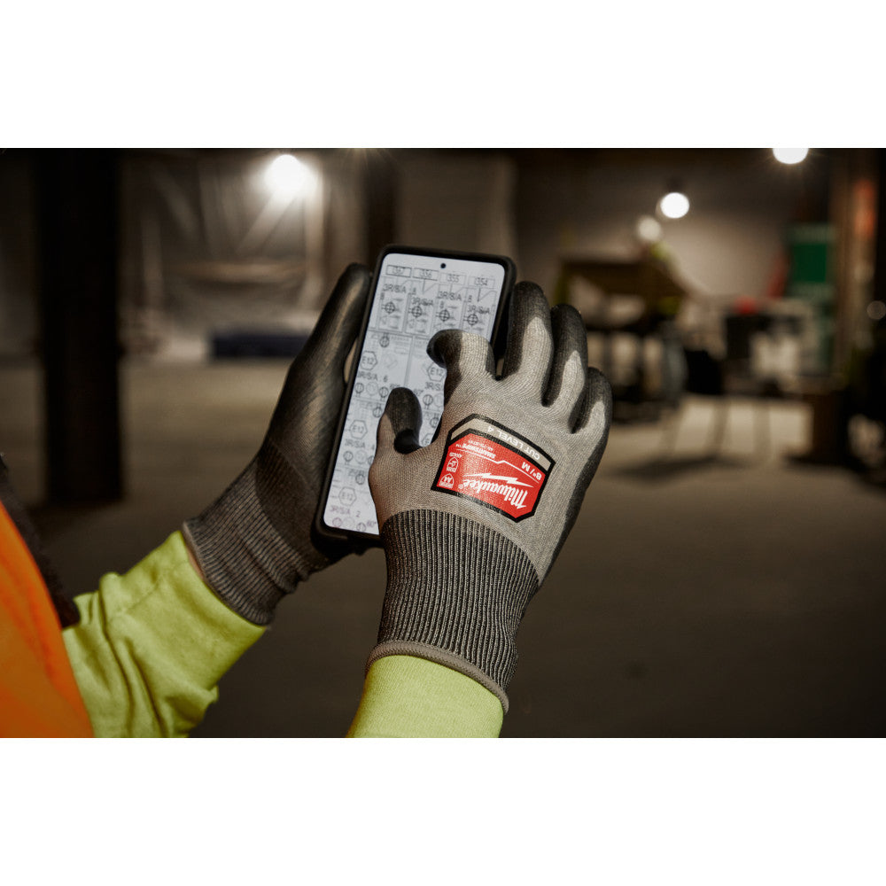 Milwaukee 48-73-8744 Cut Level 4 High Dexterity Polyurethane Dipped Gloves - XX Large