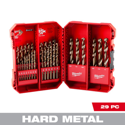 Milwaukee 48-89-2332 29pc SAE Cobalt RED HELIX Twist Drill Bit Set