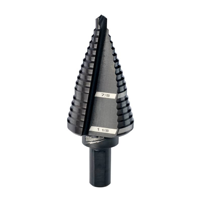 Milwaukee 48-89-9209 #9 Step Drill Bit (7/8in - 1-1/8in) - 2 Steps
