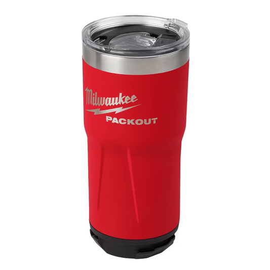 Milwaukee 48-22-8392R PACKOUT Red 20 oz. Tumbler