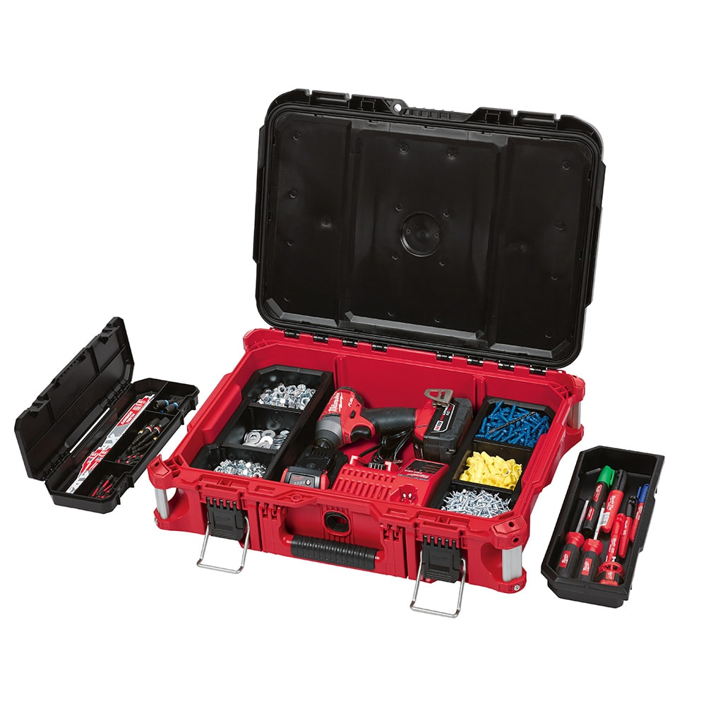 Milwaukee 48-22-8424 PACKOUT 22-inch Medium Tool Box Fits Modular Storage System