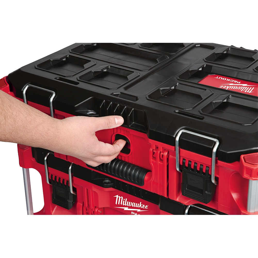 Milwaukee 48-22-8424 PACKOUT 22-inch Medium Tool Box Fits Modular Storage System