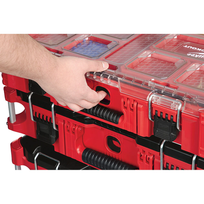 Milwaukee 48-22-8430 PACKOUT 11-Compartment Impact Resistant Portable Small Parts Organizer Fits Modular Storage System