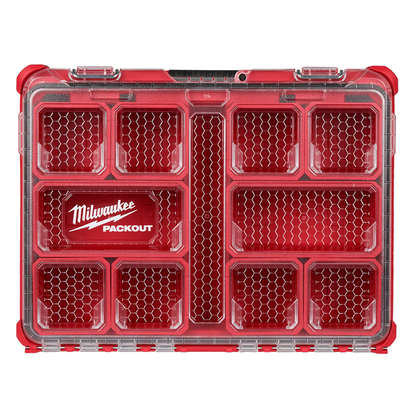 Milwaukee 48-22-8430 PACKOUT 11-Compartment Impact Resistant Portable Small Parts Organizer Fits Modular Storage System
