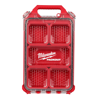 Milwaukee 48-22-8436 PACKOUT 5-Compartment Low-Profile Compact Small Parts Organizer