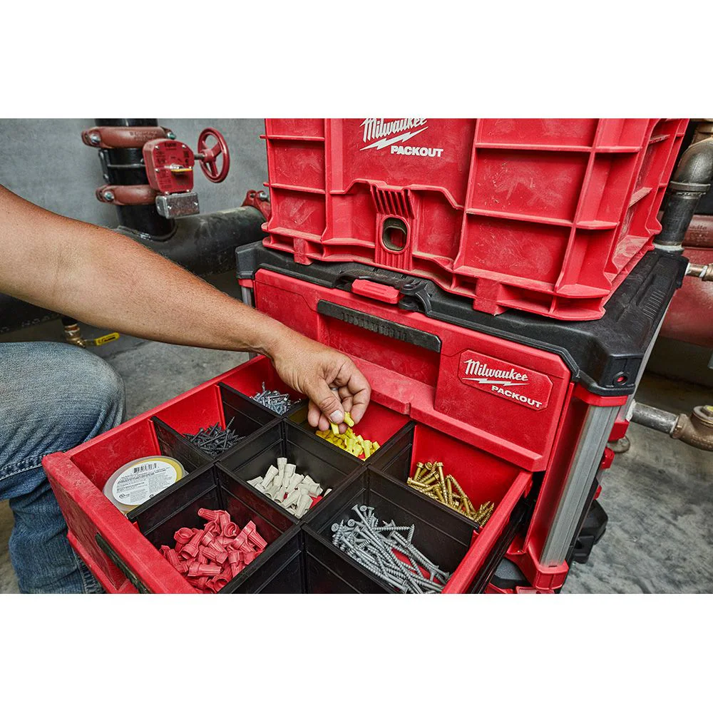 Milwaukee 48-22-8472 Drawer Dividers for PACKOUT 2-Drawer Tool Box