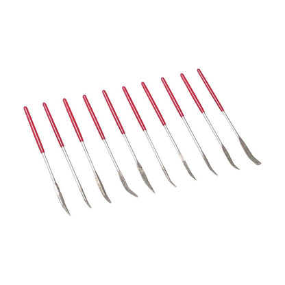 10 Pcs Diamond Riffler File Set | Precision Needle Files