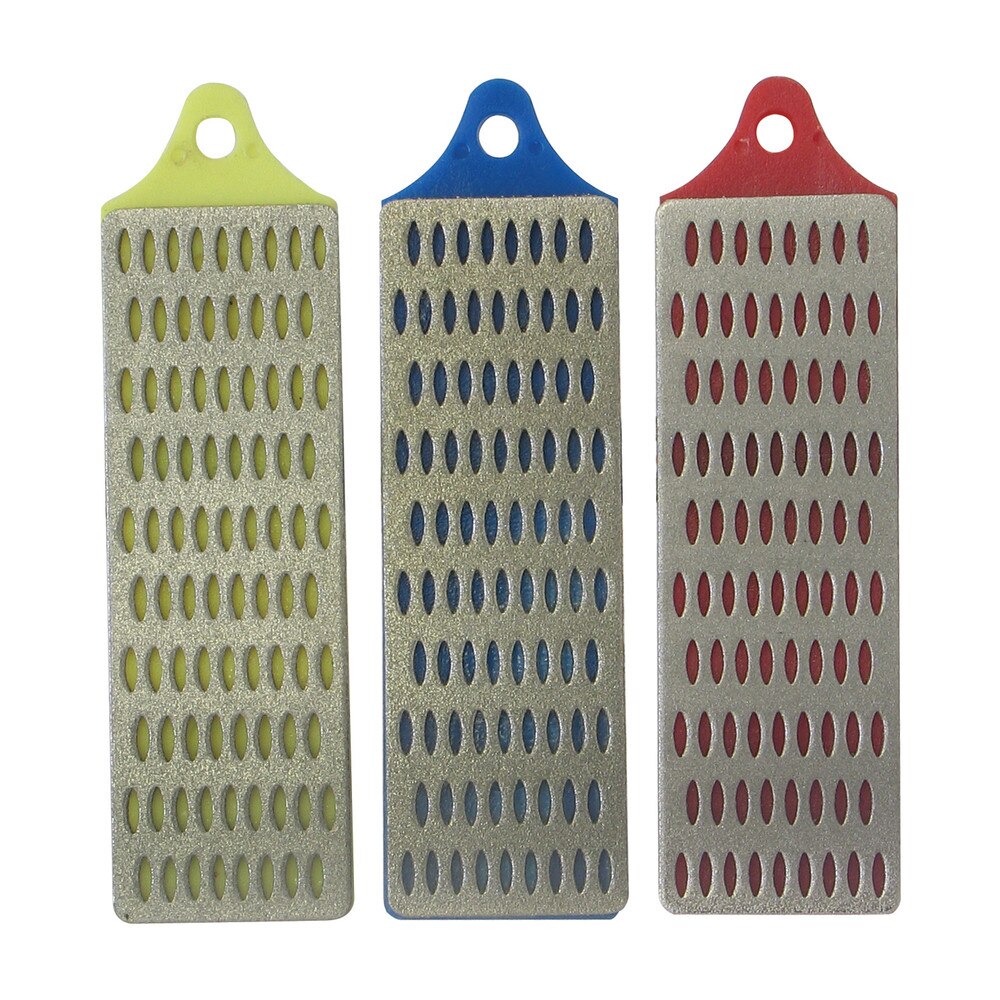 3 Pcs 1" x 3" Diamond Hone Block Set | Sharpening Stones