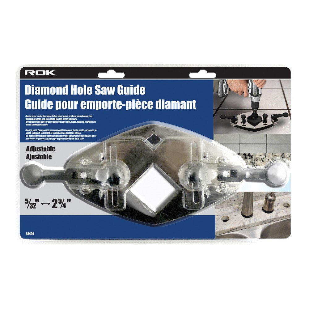 Adjustable Hole Saw Guide 5/32" to 2-3/4" for Precise Cutting