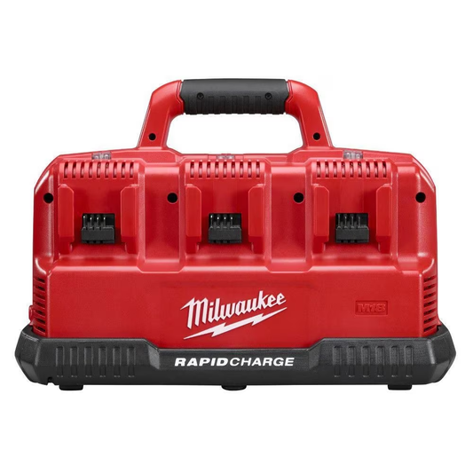 Milwaukee 48-59-1807 12V/18V M12/M18 Lithium-Ion Battery Multi-Voltage 6-Port Sequential Rapid Charger