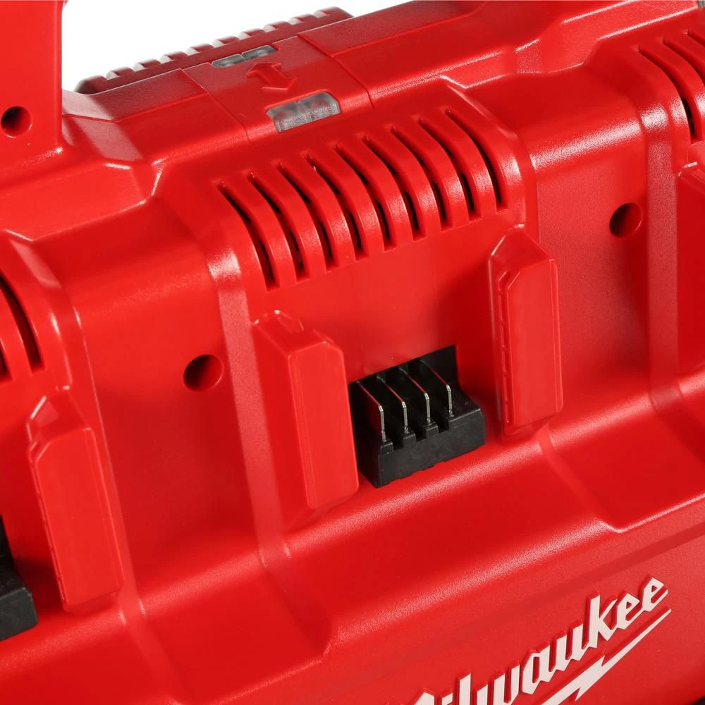 Milwaukee 48-59-1807 12V/18V M12/M18 Lithium-Ion Battery Multi-Voltage 6-Port Sequential Rapid Charger