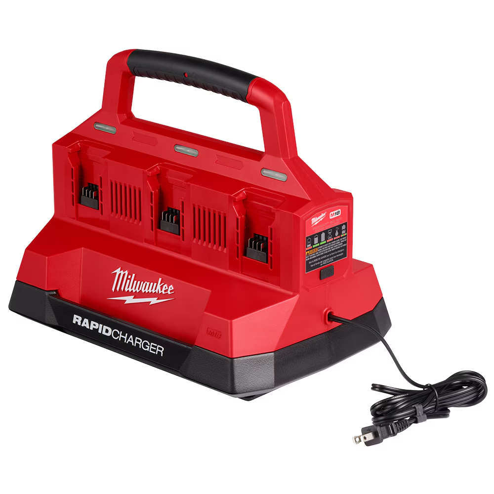 Milwaukee 48-59-1809 18V M18 Lithium-Ion Battery PACKOUT 6-Port Rapid Charger