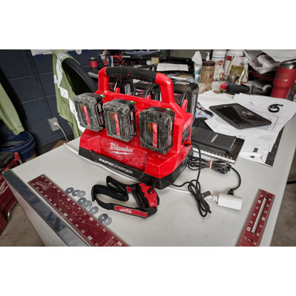 Milwaukee 48-59-1809 18V M18 Lithium-Ion Battery PACKOUT 6-Port Rapid Charger