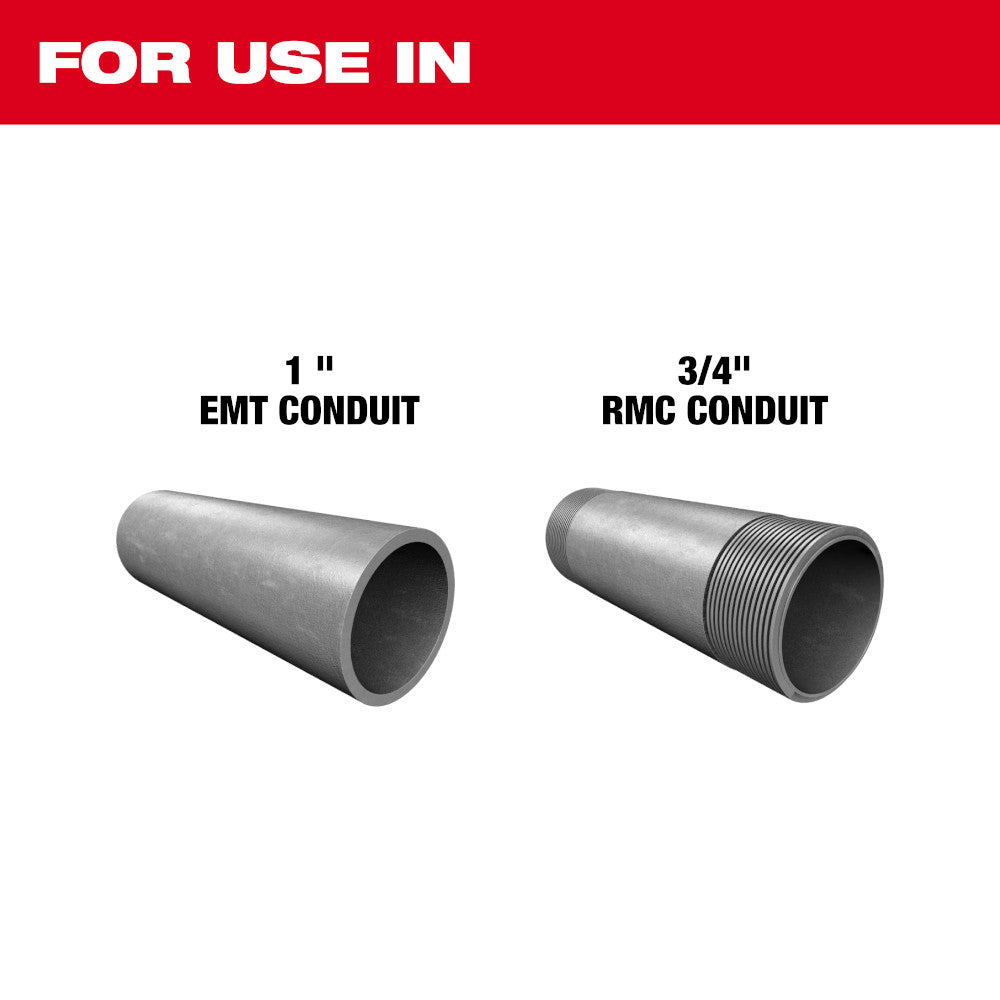 Milwaukee 49-16-0001 1in EMT & 3/4in RMC Conduit Bending Shoe for 5150-20 M18 Branch Conduit Bender