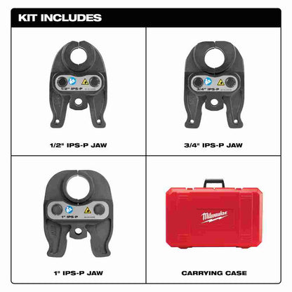 Milwaukee 49-16-2496 1/2in-1in IPS-P Press Jaw Kit For M12 FORCE LOGIC Press Tools