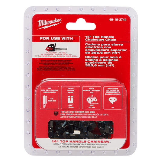 Milwaukee 49-16-2744 14in Top Handle Chainsaw Chain