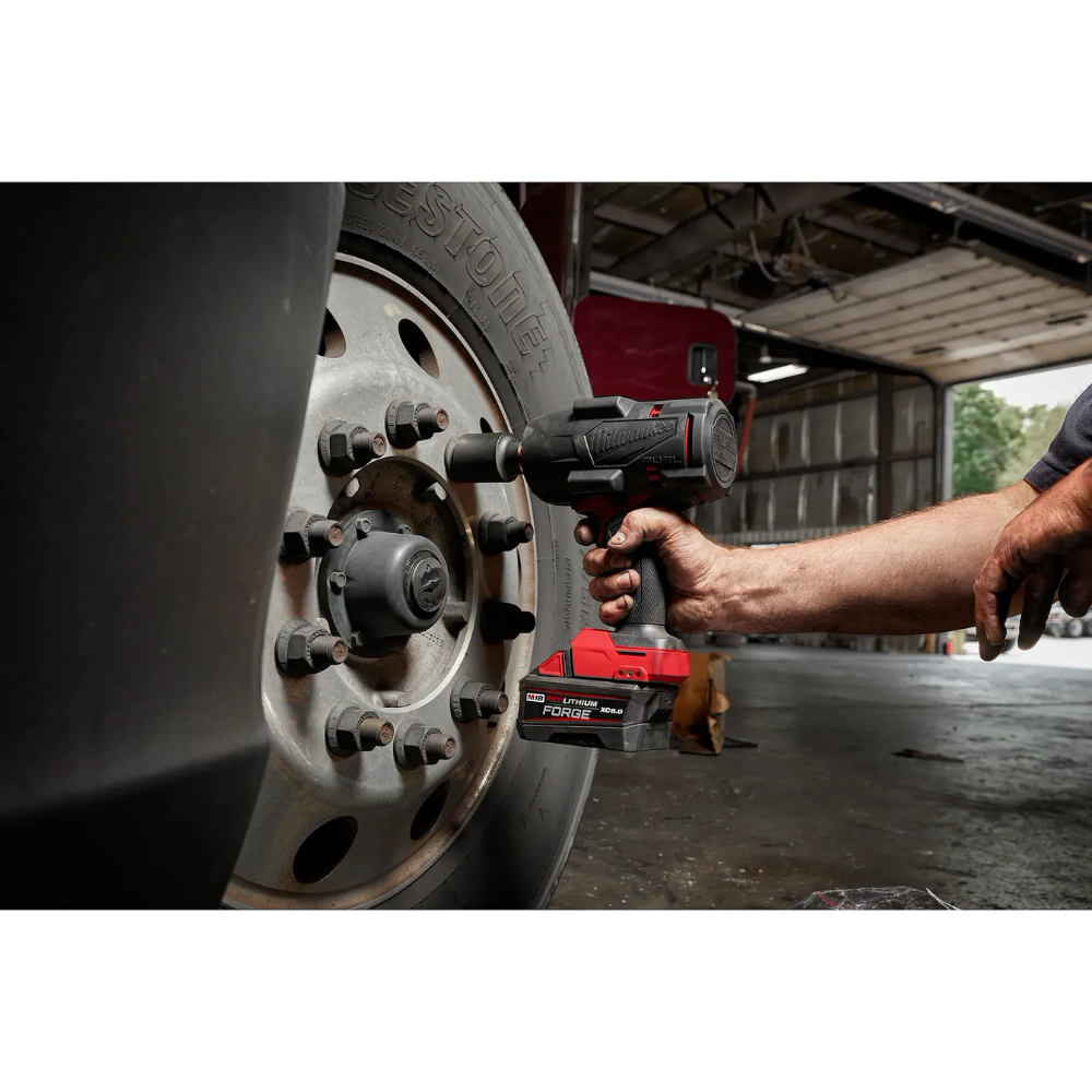 Milwaukee 49-16-2967 M18 FUEL Li-Ion Brushless Cordless 1/2 inch High Torque Impact Wrench with Friction Ring Protective Boot