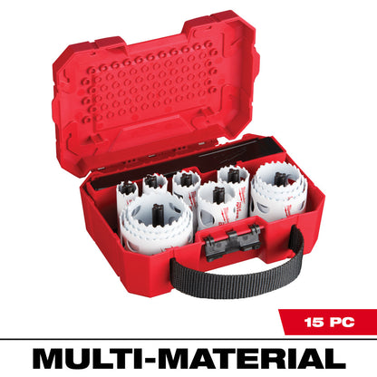 Milwaukee 49-22-4175 15pc HOLE DOZER General-Purpose Bi-Metal Hole Saw Kit
