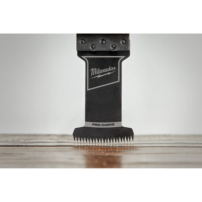 Milwaukee 49-25-1131 OPEN-LOK 1-3/8in Universal Fit HCS Japanese Teeth Hardwood Cutting Multi-Tool Oscillating Blade
