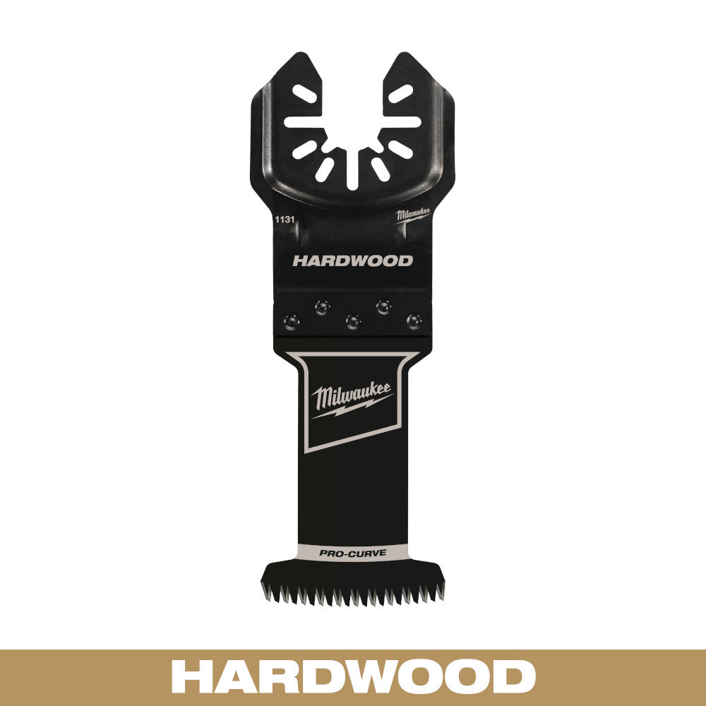 Milwaukee 49-25-1131 OPEN-LOK 1-3/8in Universal Fit HCS Japanese Teeth Hardwood Cutting Multi-Tool Oscillating Blade