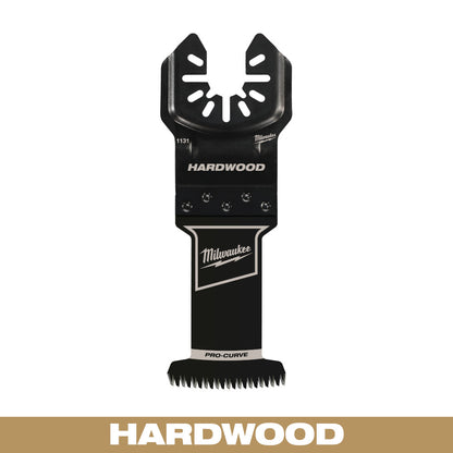 Milwaukee 49-25-1131 OPEN-LOK 1-3/8in Universal Fit HCS Japanese Teeth Hardwood Cutting Multi-Tool Oscillating Blade