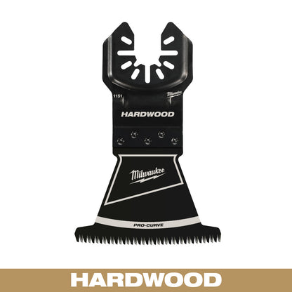 Milwaukee 49-25-1151 OPEN-LOK 2-1/2in Universal Fit HCS Japanese Teeth Hardwood Cutting Multi-Tool Oscillating Blade