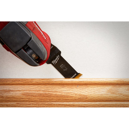 Milwaukee 49-25-1251 OPEN-LOK 1-1/8in Universal Fit Titanium Enhanced Bi-Metal Metal Cutting Multi-Tool Oscillating Blade
