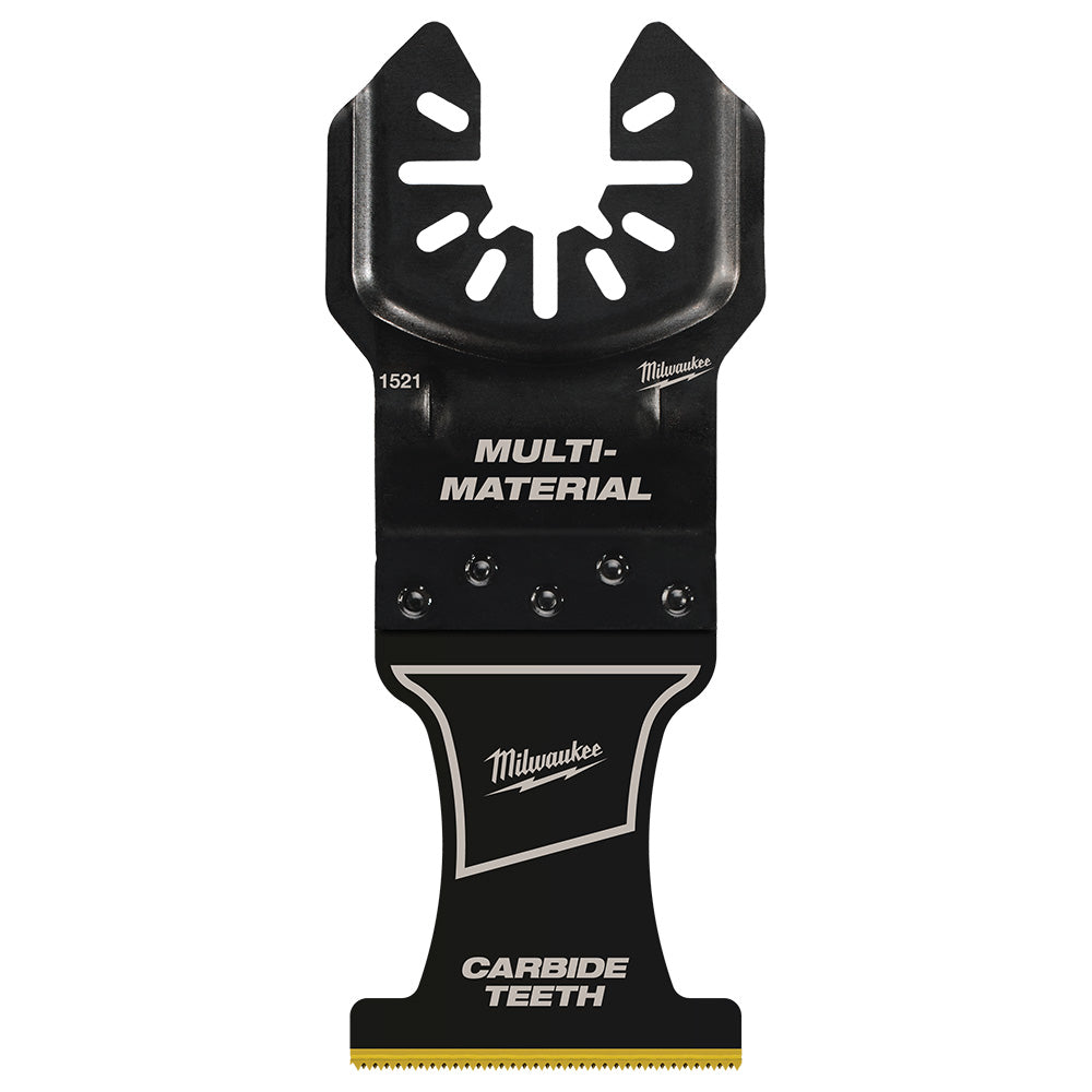 Milwaukee 49-25-1521 OPEN-LOK 1-3/8in Universal Fit Titanium Enhanced Carbide Teeth Multi-Material Cutting Multi-Tool Oscillating Blade
