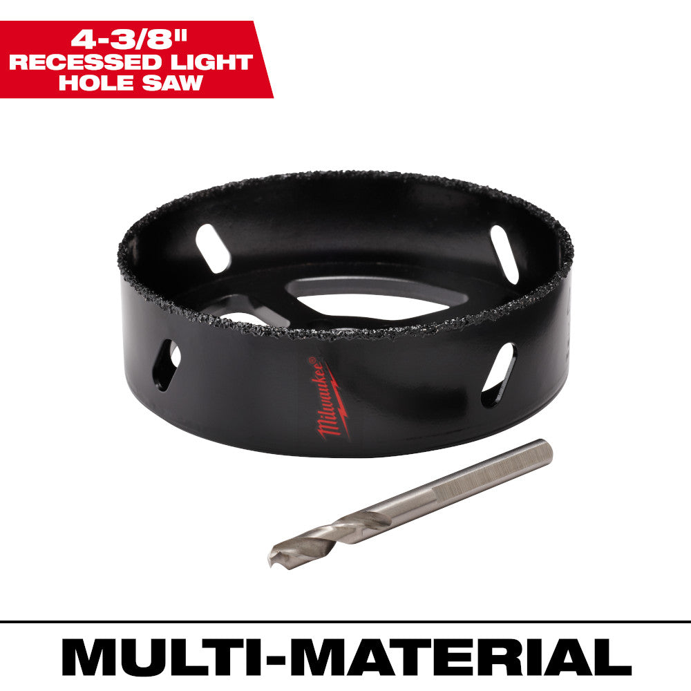 Milwaukee  49-56-0300 4-3/8in Recessed Light Hole Saw