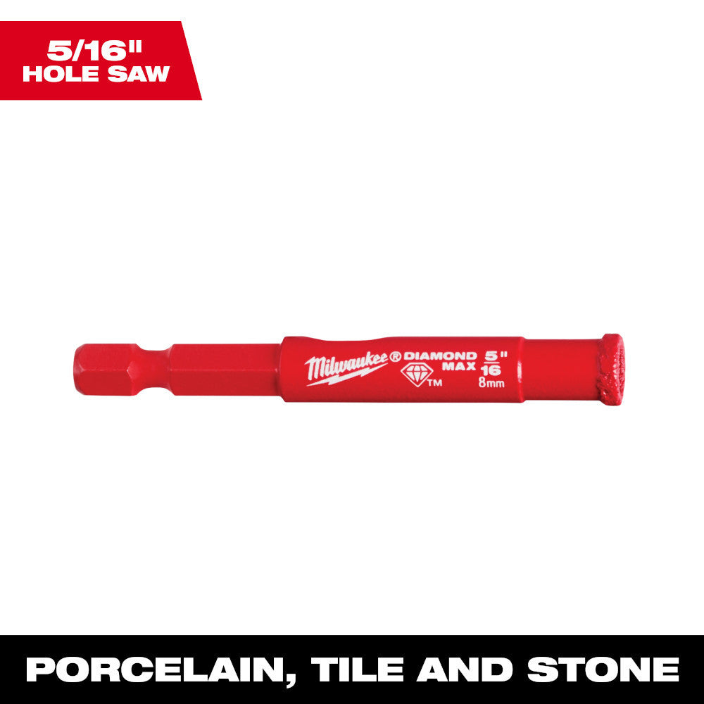 Milwaukee 49-56-0507 5/16in Diamond Max Hole Saw