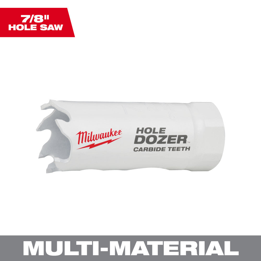 Milwaukee 49-56-0704 HOLE DOZER 7/8in Hole Saw with Carbide Teeth