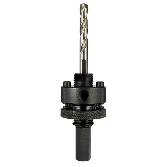 Milwaukee 49-56-9100 7/16in Large Thread Quick Change Hole Saw Arbor with No Wobble Drive Plate