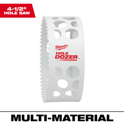 Milwaukee 49-56-0233 HOLE DOZER 4-1/2in Bi-Metal Hole Saw