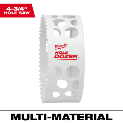 Milwaukee 49-56-0237 HOLE DOZER 4-3/4in Bi-Metal Hole Saw
