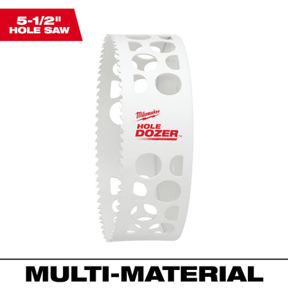 Milwaukee 49-56-0247 HOLE DOZER 5-1/2in Bi-Metal Hole Saw