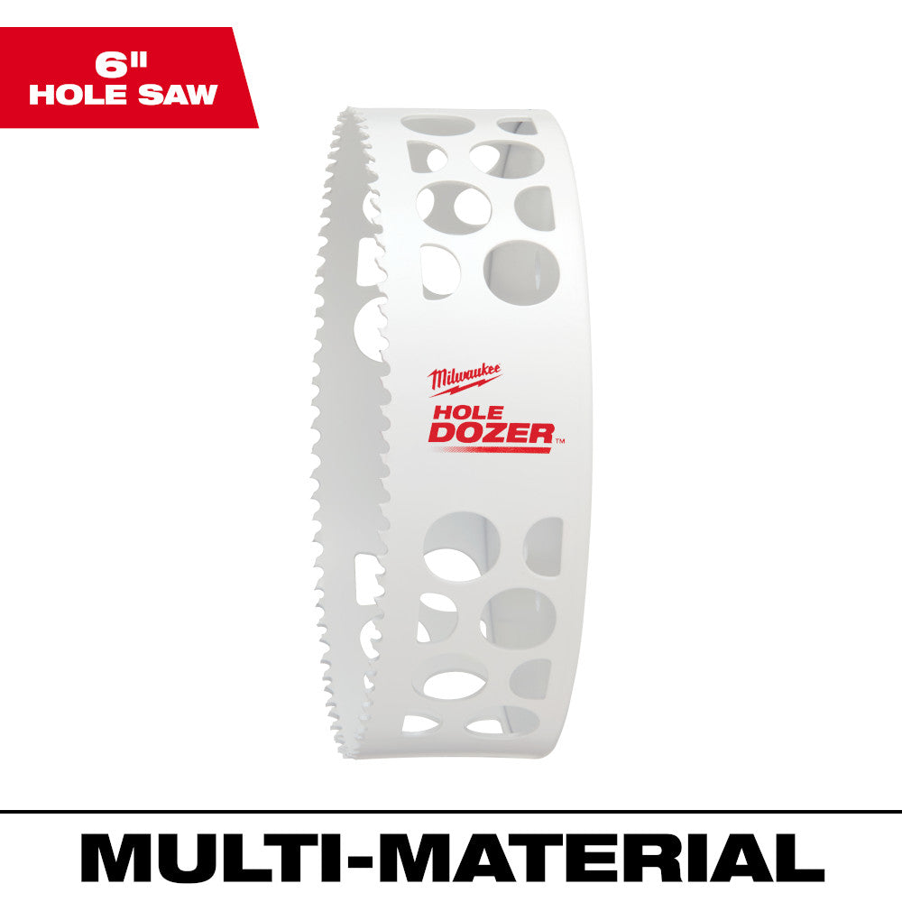 Milwaukee 49-56-0253 HOLE DOZER 6in Bi-Metal Hole Saw