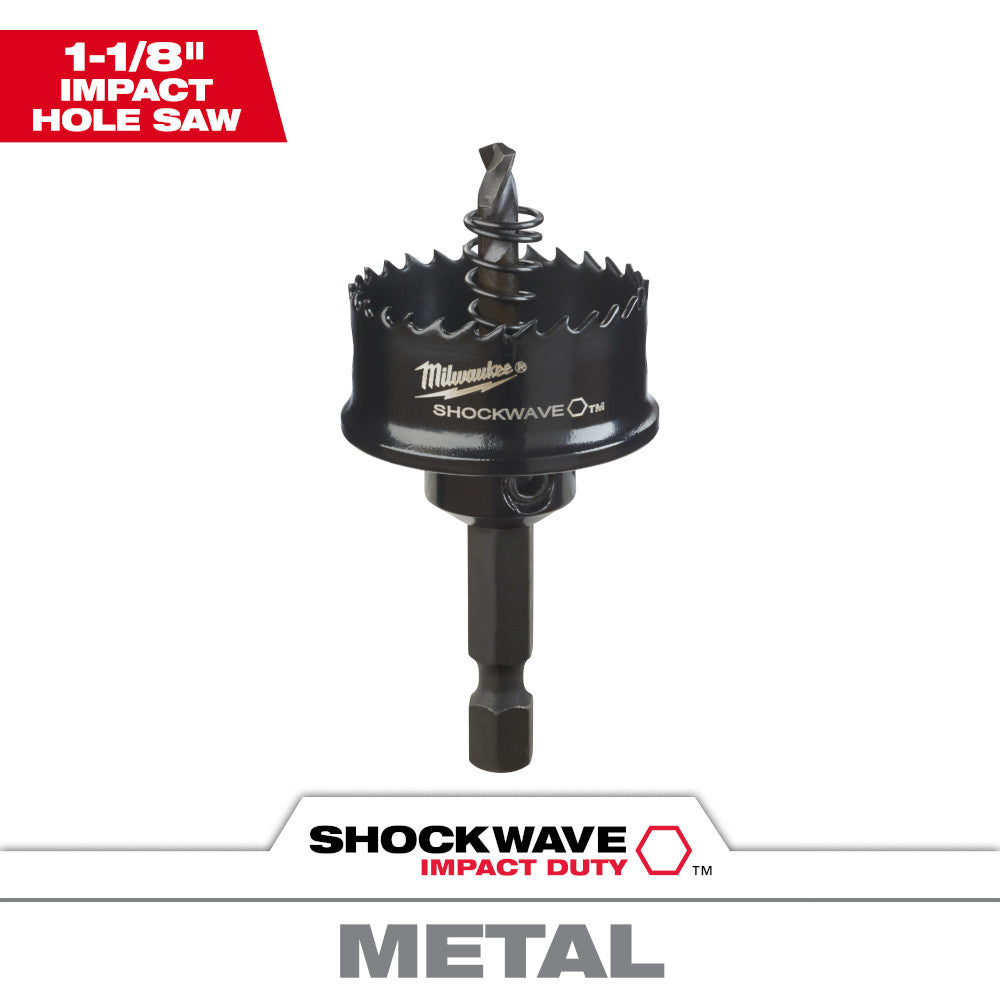 Milwaukee 49-56-9820 1-1/8in SHOCKWAVE Impact Duty Thin Wall Hole Saw