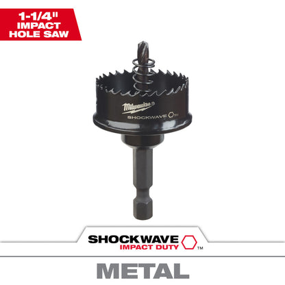 Milwaukee 49-56-9825 1-1/4in SHOCKWAVE Impact Duty Thin Wall Hole Saw