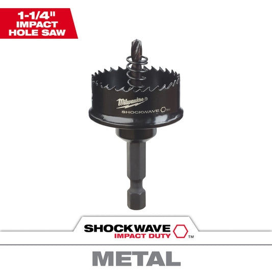 Milwaukee 49-56-9825 1-1/4in SHOCKWAVE Impact Duty Thin Wall Hole Saw