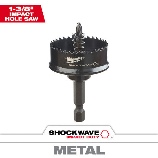 Milwaukee 49-56-9830 1-3/8in SHOCKWAVE Impact Duty Thin Wall Hole Saw