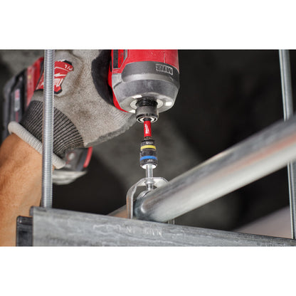 Milwaukee 49-66-4543 SHOCKWAVE Impact Duty 5/16in and 3/8in x 2-1/4in QUIK-CLEAR 2-in-1 Magnetic Nut Driver