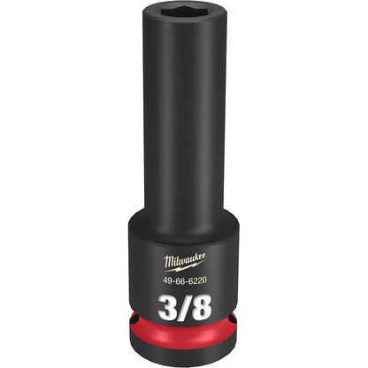 Milwaukee 49-66-6220 SHOCKWAVE Impact Duty 3/8in 1/2in Drive SAE 6pt Deep Socket