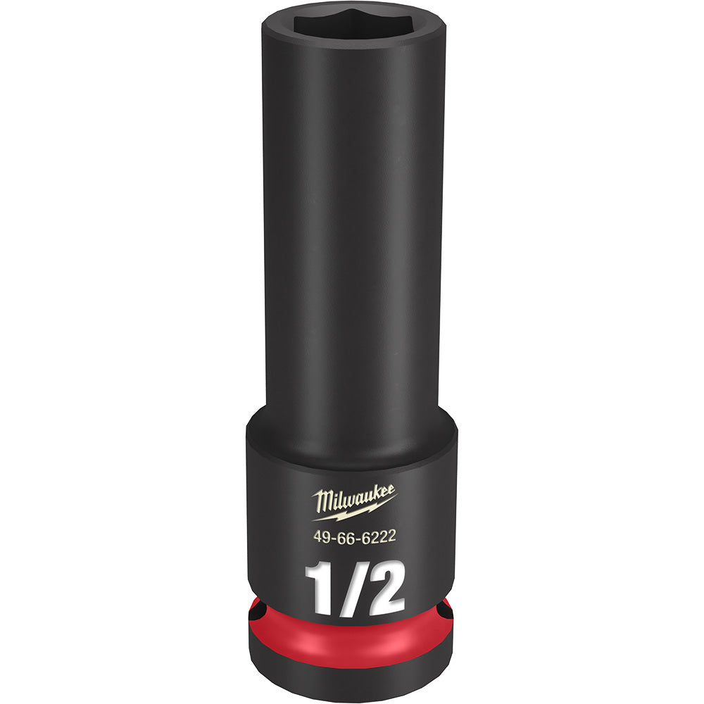 Milwaukee 49-66-6222 SHOCKWAVE Impact Duty 1/2in 1/2in Drive SAE 6pt Deep Socket