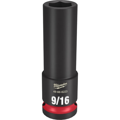 Milwaukee 49-66-6223 SHOCKWAVE Impact Duty 9/16in 1/2in Drive SAE 6pt Deep Socket