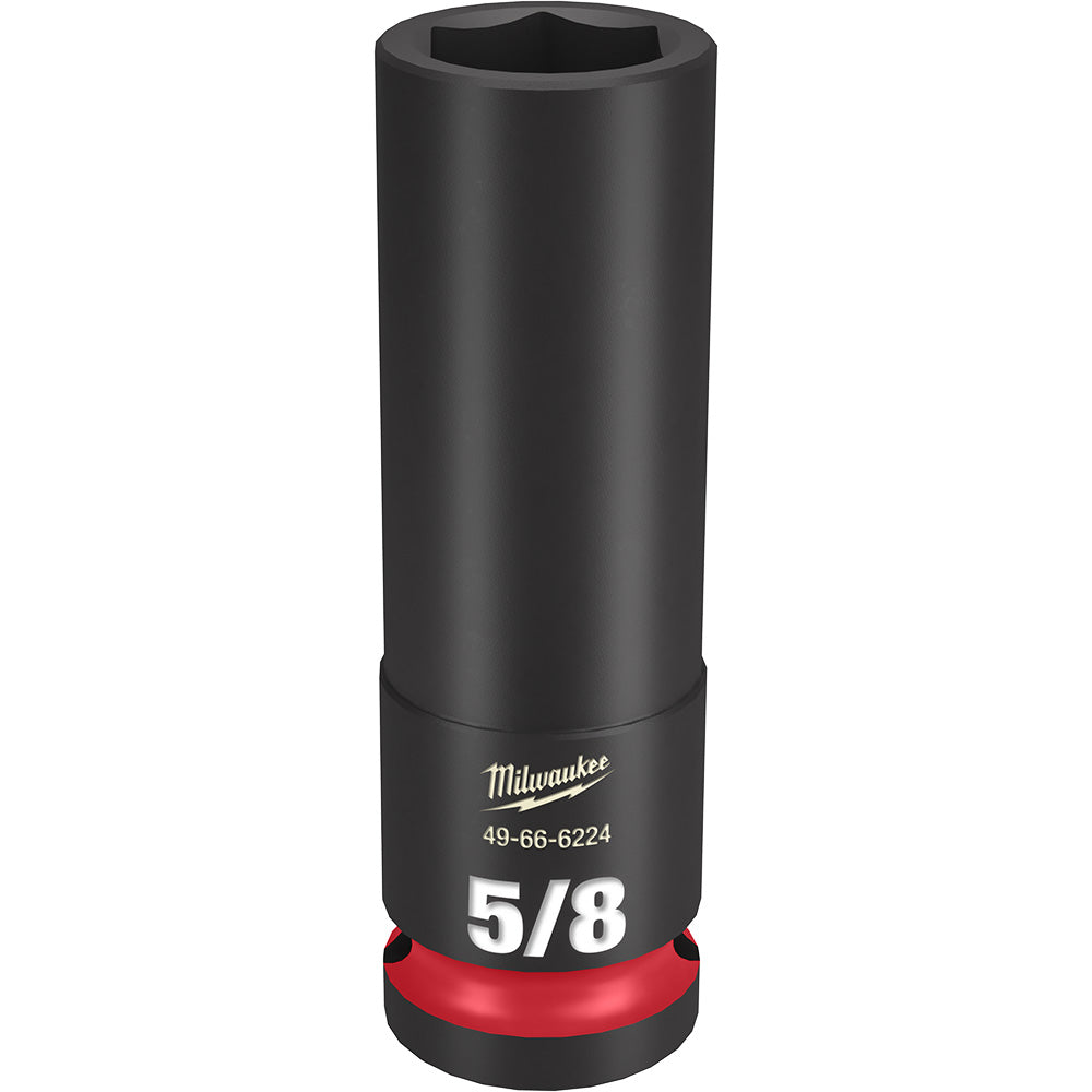 Milwaukee 49-66-6224 SHOCKWAVE Impact Duty 5/8in 1/2in Drive SAE 6pt Deep Socket