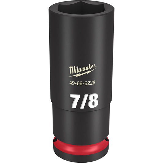 Milwaukee 49-66-6228 SHOCKWAVE Impact Duty 7/8in 1/2in Drive SAE 6pt Deep Socket