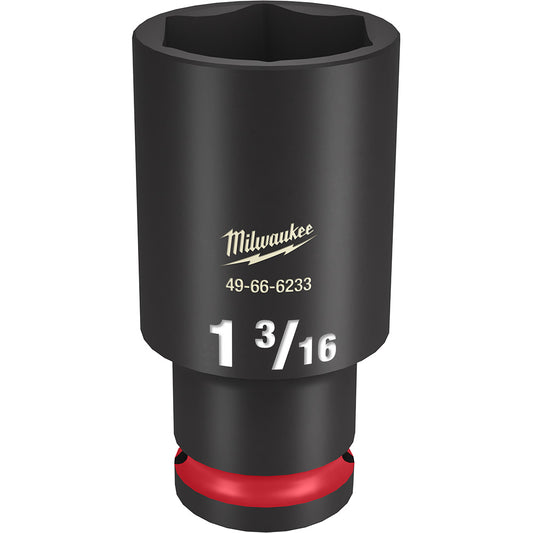 Milwaukee 49-66-6233 SHOCKWAVE Impact Duty 1-3/16in 1/2in Drive SAE 6pt Deep Socket
