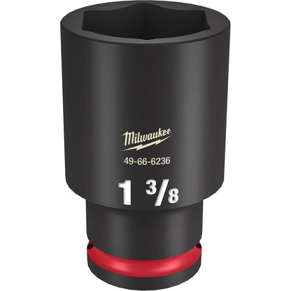 Milwaukee 49-66-6236 SHOCKWAVE Impact Duty 1-3/8in 1/2in Drive SAE 6pt Deep Socket