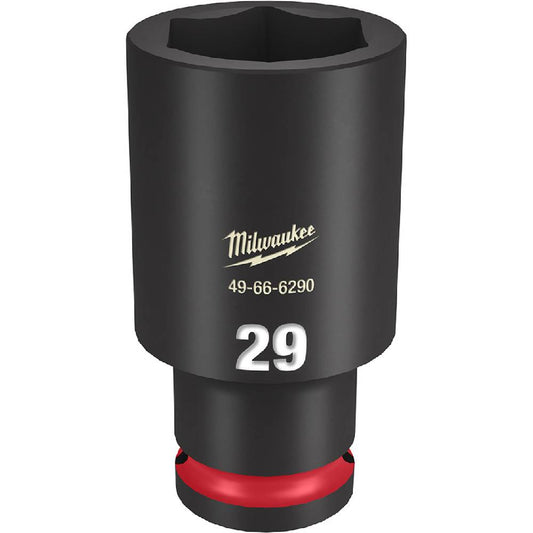 Milwaukee 49-66-6290 SHOCKWAVE Impact Duty 29mm 1/2in Drive Metric 6pt Deep Socket